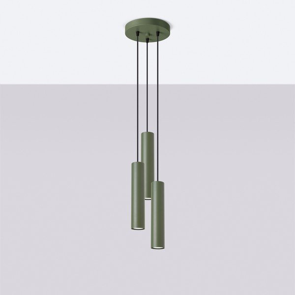 Zelena viseča svetilka ø 19,5 cm Castro – Sollux-image-2