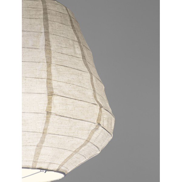 Bela lanena viseča svetilka ø 36 cm Linnet – Nova Luce-image-4