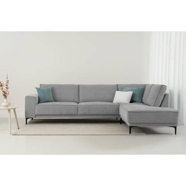 Siva kotna sedežna garnitura (desni kot/v obliki črke L) Copenhagen – Scandic-image-1