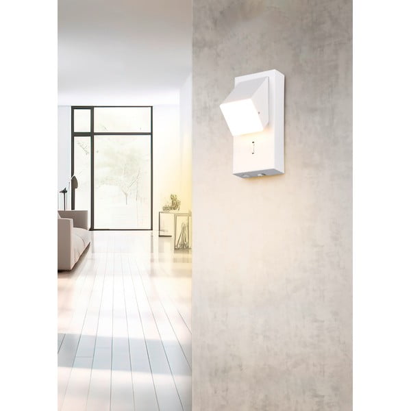 Bela LED stenska svetilka Raglan – Trio-image-1
