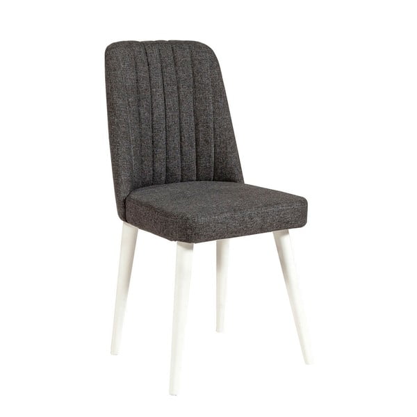 Antracitno siv žameten jedilni stol Stormi Sandalye – Kalune Design