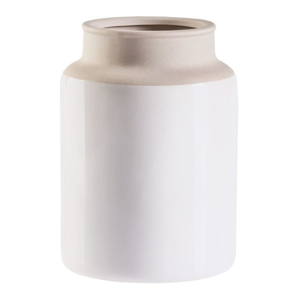 Vaza Vox Todal v krem in beli barvi, višina 23,5 cm
