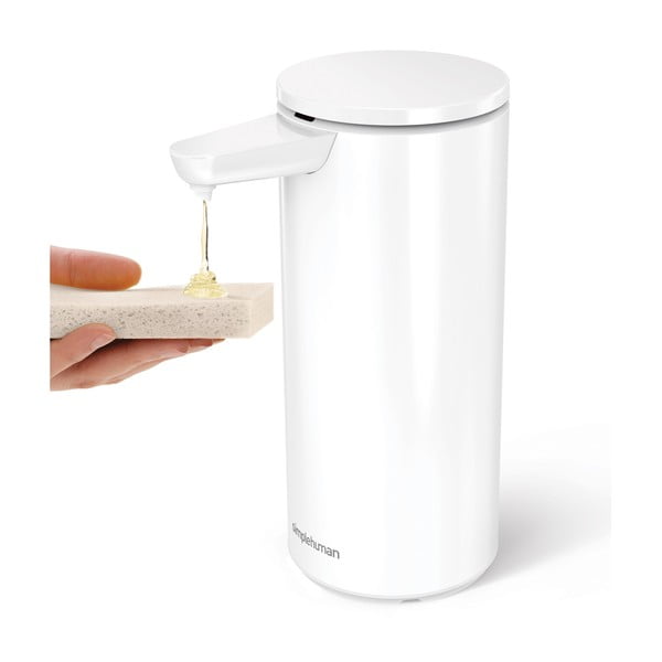 Bel kovinski avtomatski dozirnik za milo 414 ml – simplehuman-image-3