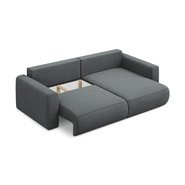 Temno siva raztegljiva/s prostorom za shranjevanje kotna sedežna garnitura (desni kot/z ležalnikom) Kapua – Makamii-image-4