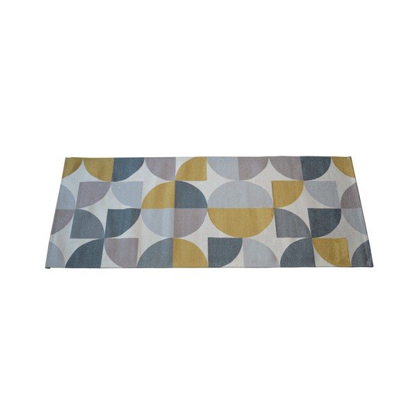Floorita Sedemdeset rumeno-siva preproga, 60 x 140 cm-image-3