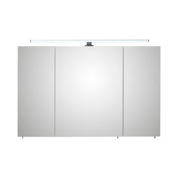 Bela stenska kopalniška omarica z ogledalom 110x70 cm Set 360 - Pelipal