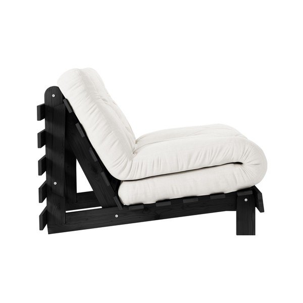 Raztegljiv fotelj Karup Design Roots Black/Creamy-image-3