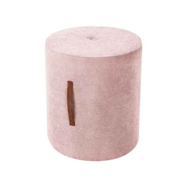 Svetlo rožnat puf Kooko Home Motion, ø 40 cm