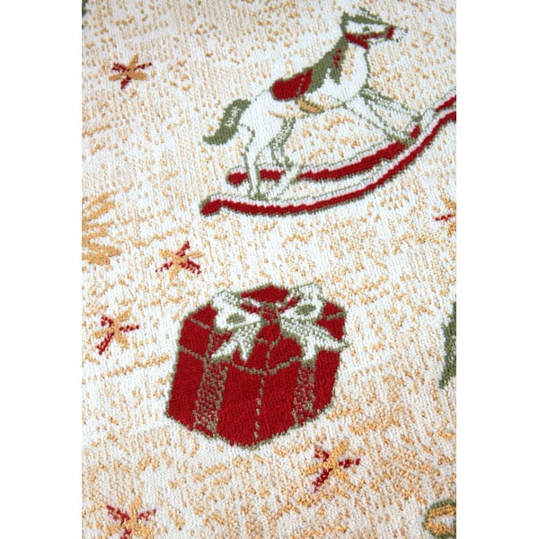 Zelen tekač z božičnim motivom iz mešanice bombaža 80x200 cm Toy's Delight Green Christmas – Villeroy&Boch-image-3