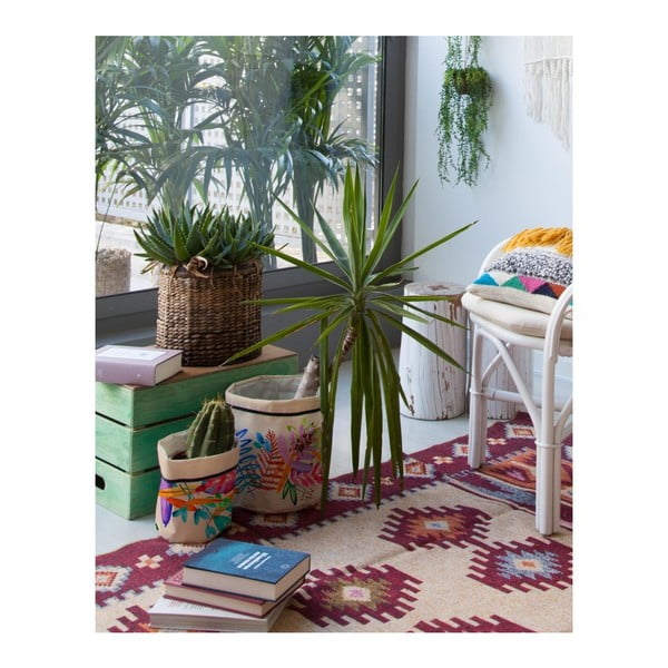 Komplet 2 oblek za lonce iz blaga Madre Selva Floral-image-1