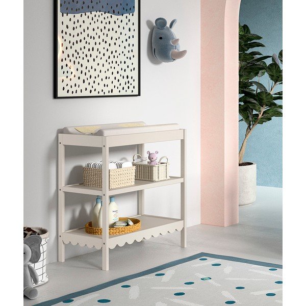 Bež previjalna miza s previjalnim pultom Swingo – Vipack-image-1