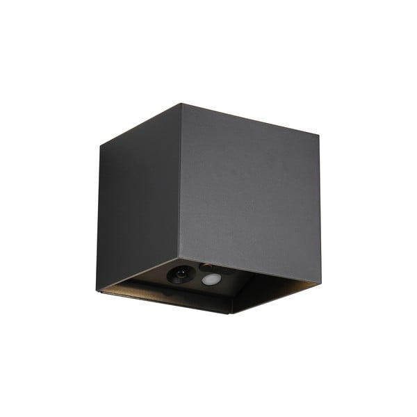 LED stenska zunanja svetilka s senzorjem gibanja na USB (višina 10 cm) Genie – Trio