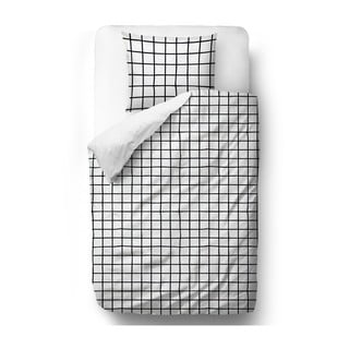 Posteljnina iz bombažnega satena Butter Kings Simple Checkers, 200 x 200 cm