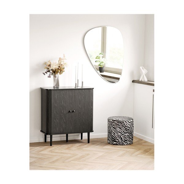 Črno-bel tabure Kimberley – House Nordic-image-1