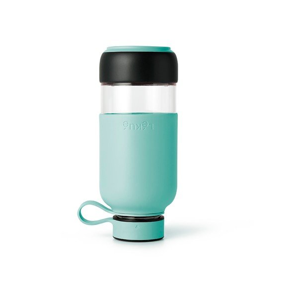 Turkizna steklena steklenica za vodo za na pot 500 ml To Go – Lékué-image-4