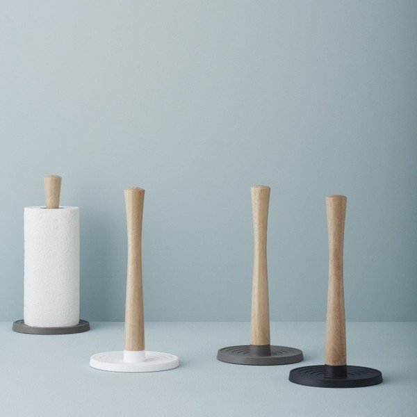 Stelton Rig-Tig Toll-It držalo za papirnate brisače, črno-image-1
