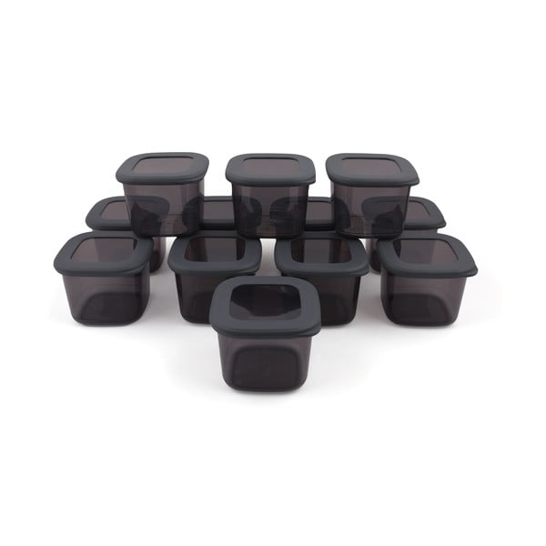 Posode za shranjevanje v kompletu 12 ks živil Fresco – Hermia-image-4