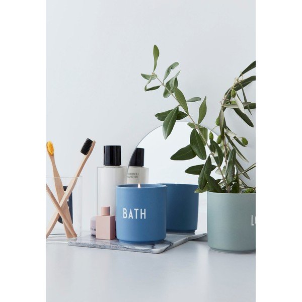 Dišeča sveča iz sojinega voska Design Letters Bath-image-2