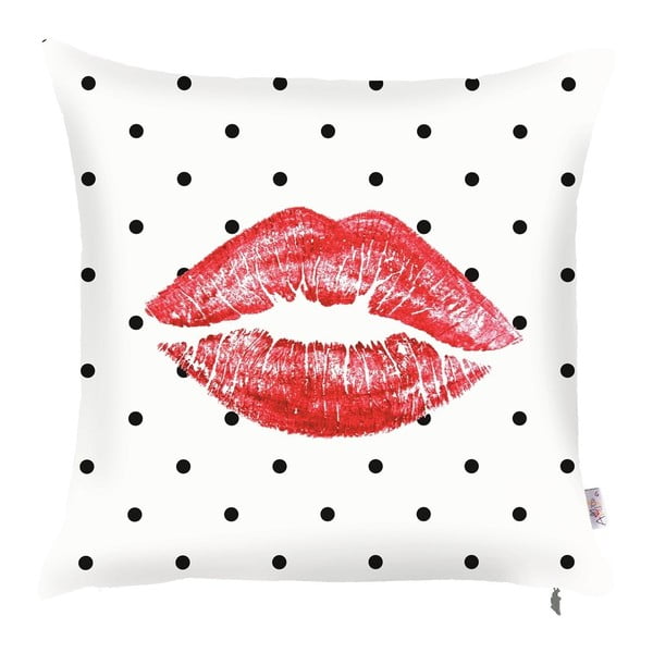 Obloga za blazino Mike & Co. NEW YORK Rdeče ustnice, 43 x 43 cm
