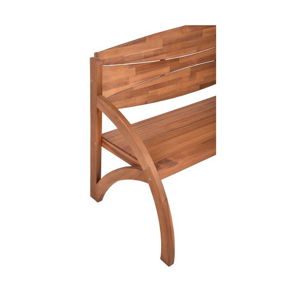 Rjava vrtna klop iz masivnega lesa Hadia – Garden Pleasure-image-1