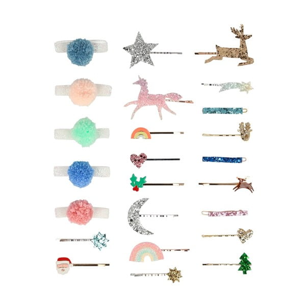 Adventni koledar Hair Accessories – Meri Meri-image-3