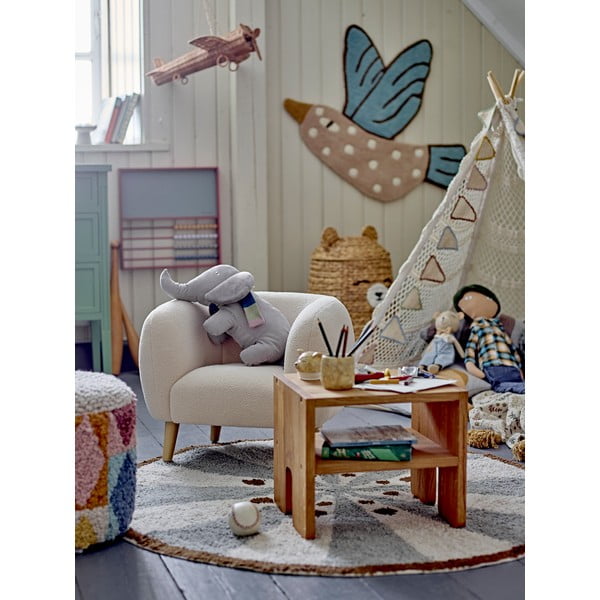 Bel otroški fotelj Cade – Bloomingville Mini-image-3