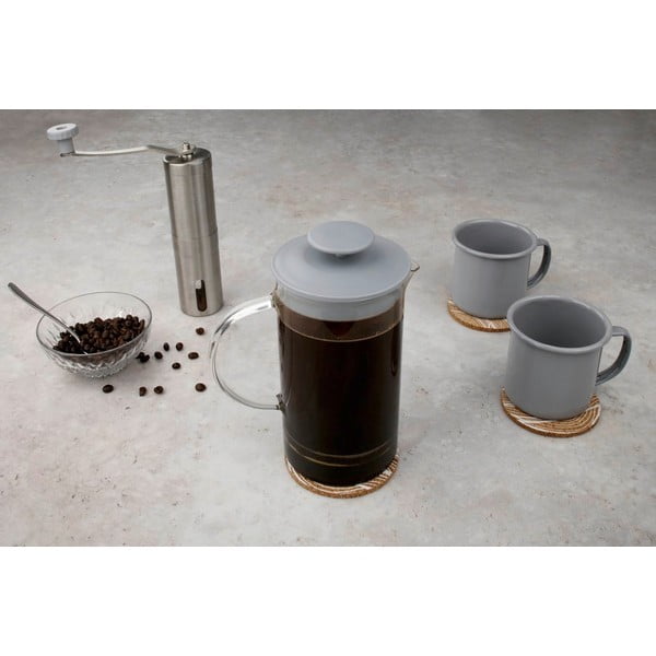 Lonček za kavo iz borosilikatnega stekla Fackelmann, 1 l-image-1