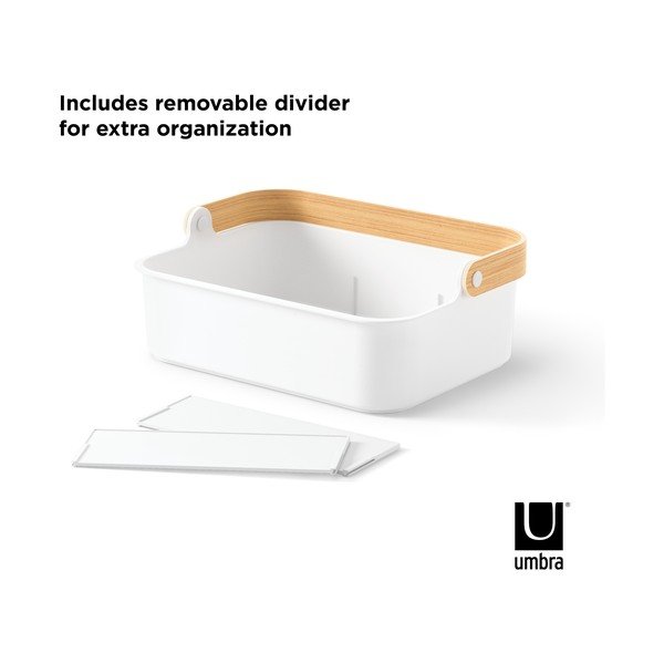 Beli plastični organizator za kopalnico Bellwood - Umbra-image-4