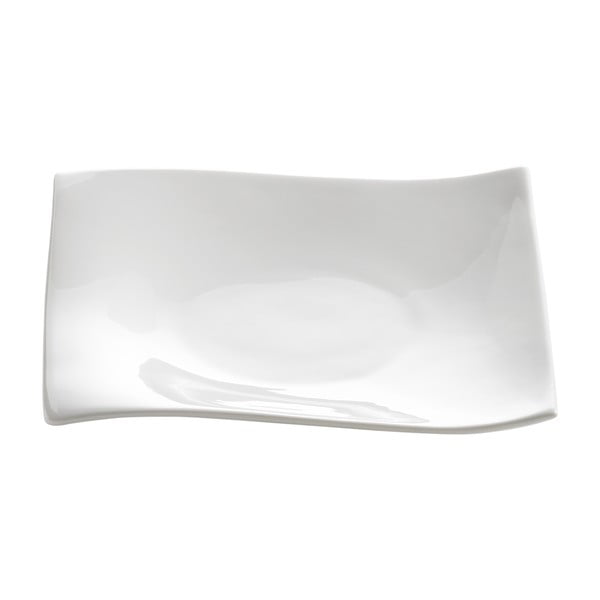 Bel porcelanast desertni krožnik Maxwell & Williams Motion, 15 x 15 cm