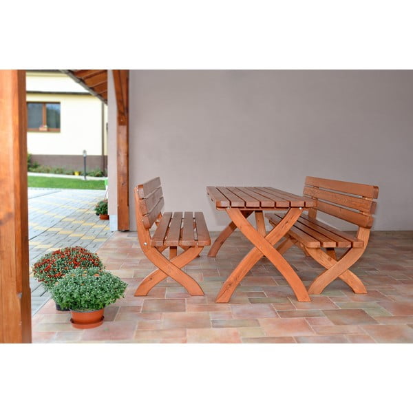 Lesena vrtna klop Strong - Rojaplast-image-1