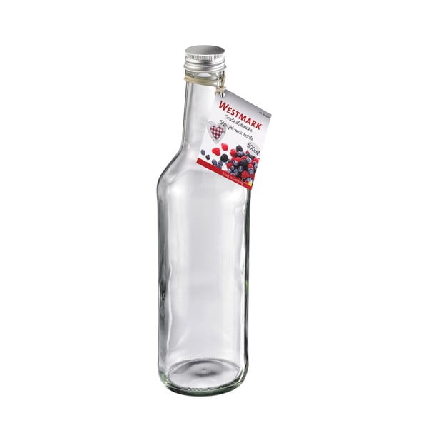 Steklena steklenica s pokrovčkom Grad, 500 ml