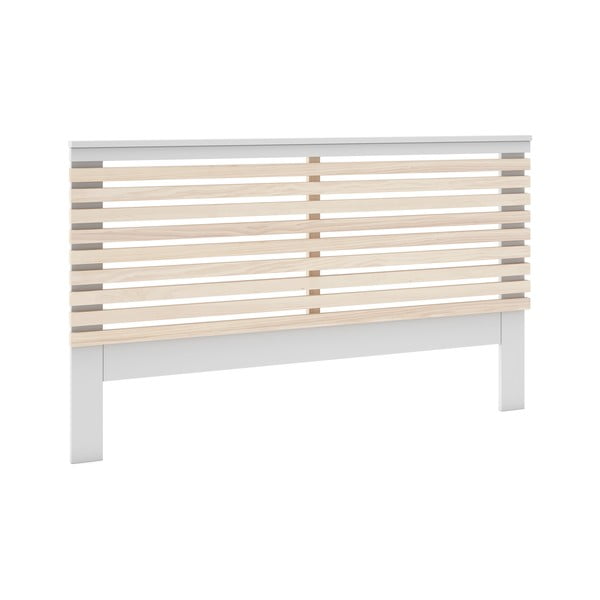 Belo/naravno vzglavje v borovem dekorju 146x100 cm Campus – Marckeric-image-3