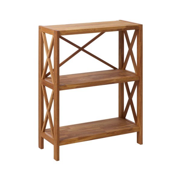 Regal iz masivnega hrasta v naravni barvi 70x87 cm X-Shelf – Unique Furniture-image-2