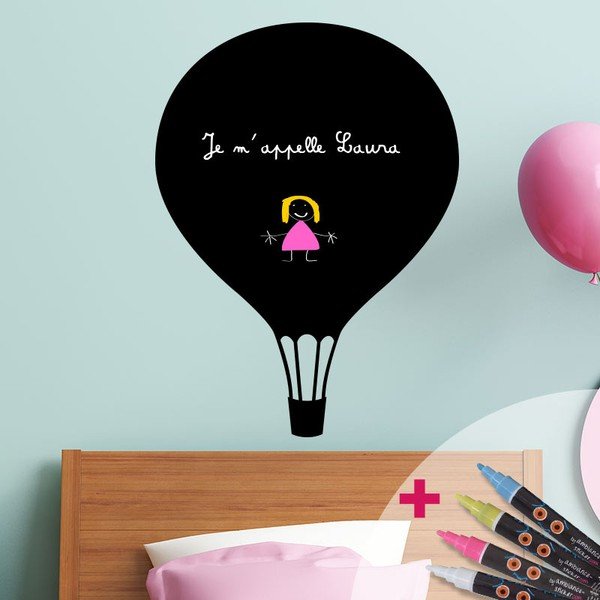 Namizna nalepka s 4 tekočimi kredami Balon Fanastick-image-1