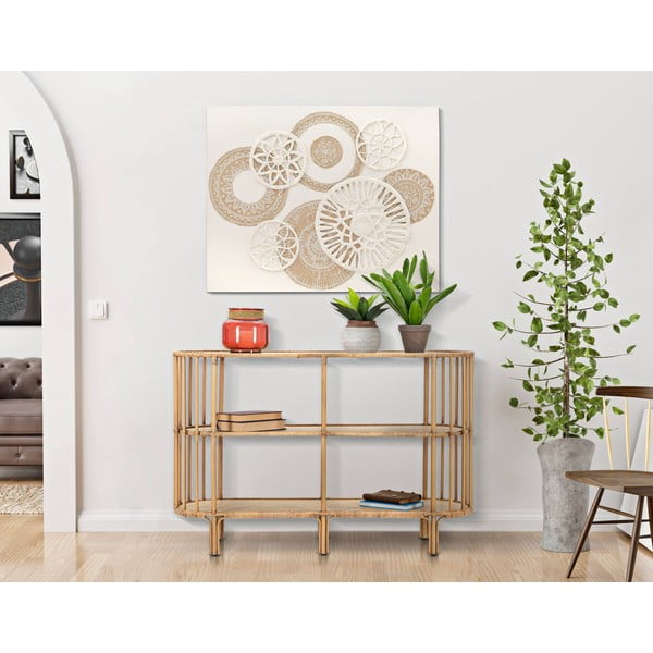 Kovinska knjižna omara v naravni barvi 120x80 cm Panama - Mauro Ferretti-image-1