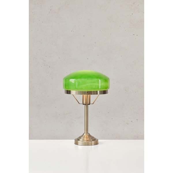 Zelena/medeninasta namizna svetilka (višina 39 cm) Aurelia – Markslöjd-image-4
