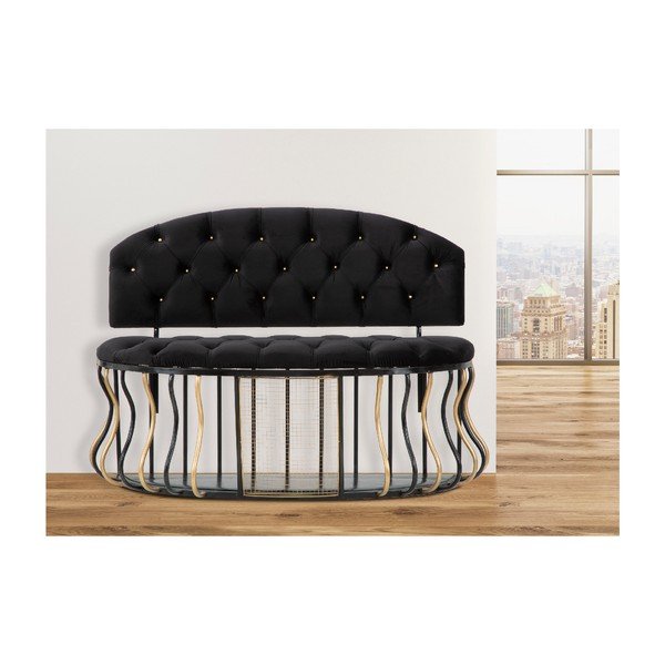 Mauro Ferretti Glam black kavč-image-1