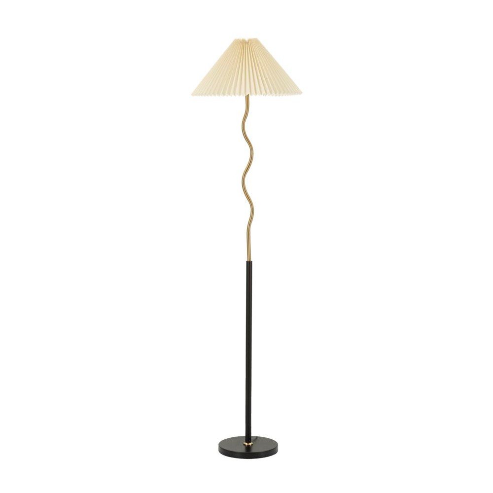 Stoječa svetilka v črni in zlati barvi (višina 172 cm) Closy