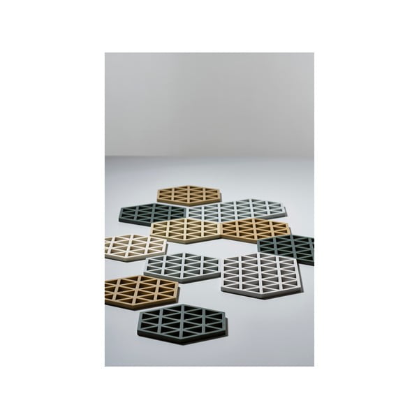 Bež silikonska podloga za lonce Zone Triangles-image-2