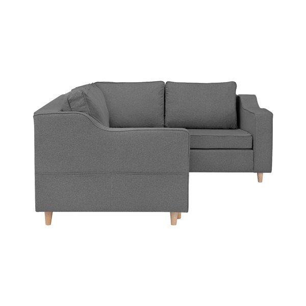 Mazzini Sofas Jonquille, štirisedežna raztegljiva sedežna garnitura, siva, desni kot-image-4