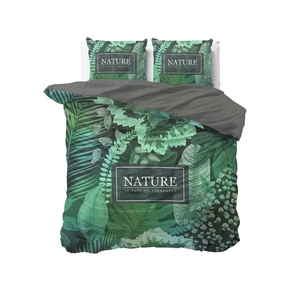 Bombažna posteljnina za zakonsko posteljo Pure Cotton Organic Nature, 200 x 200/220/220 cm
