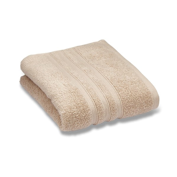 Bež frotirna bombažna brisača 50x85 cm Zero Twist – Catherine Lansfield