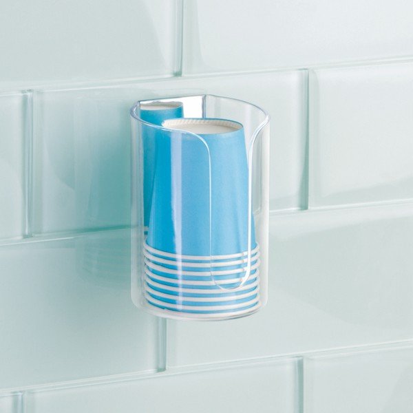 Interdesign stenski nosilec za vatirane tampone z lepilno prevleko-image-1