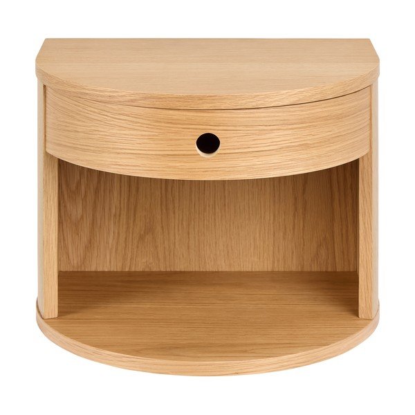 Nočna omarica v hrastovem dekorju v svetli naravni barvi Paron – Actona