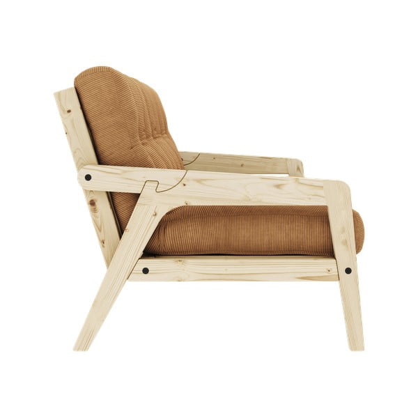 Oker rumen raztegljiv kavč 204 cm Grab Clear - Karup Design-image-4