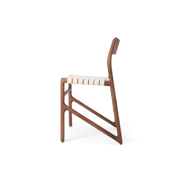 Rjav/kremno bel jedilni stol Fawn – Gazzda-image-4