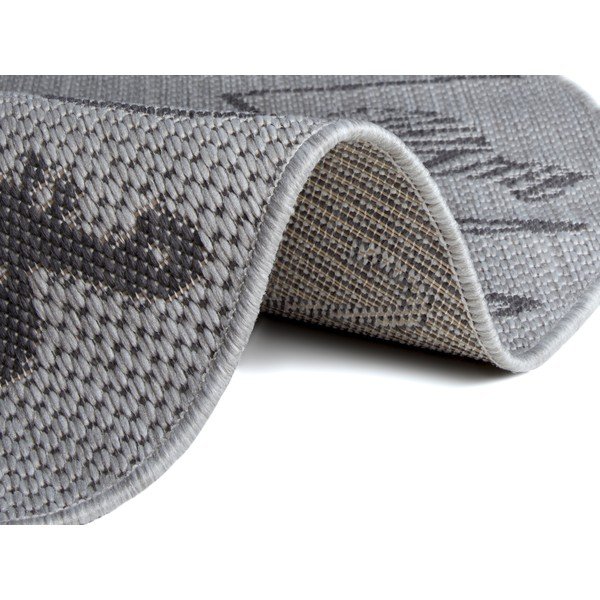 Siva otroška preproga Ragami Letters, ø 160 cm-image-1