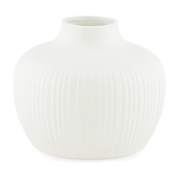 Kremno bela keramična vaza (višina 12 cm) Bali – AmeliaHome