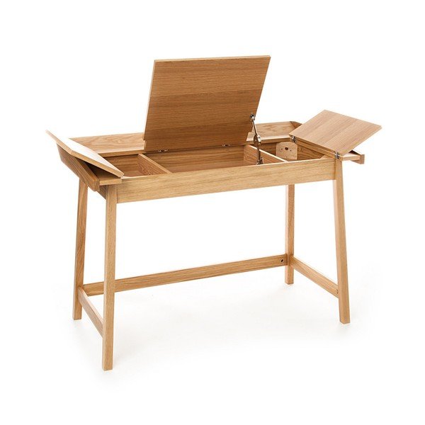 Pisalna miza v hrastovem dekorju 60x113 cm Henry – Tomasucci-image-3