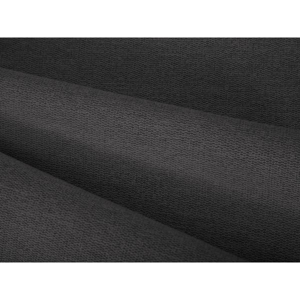 Temno siva oblazinjena zakonska postelja s prostorom za shranjevanje z letvenim dnom 160x200 cm Casey – Mazzini Beds-image-1